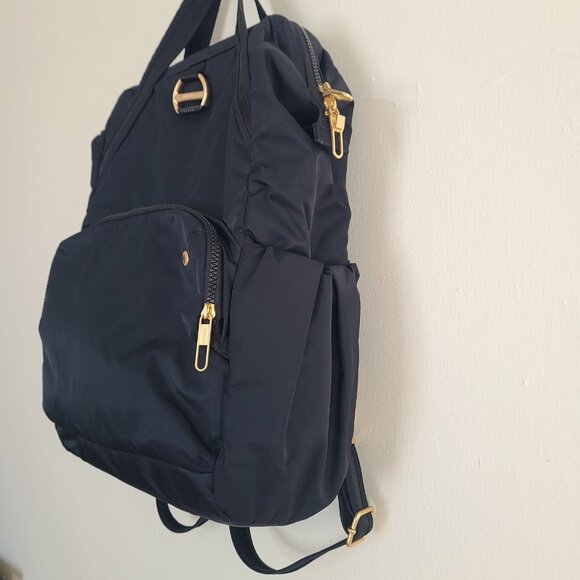 PacSafe Backpack Laptop Bag Citysafe CX Anti Theft RIFD Safe Black - Picture 3 of 13